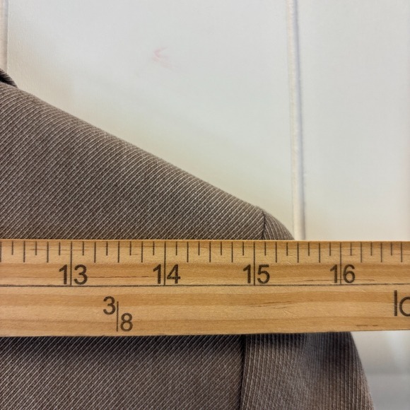 The Limited Womens Y2K Classic Sophisticated Blazer Size 2 Brown Minimalist NWT - Picture 6 of 10